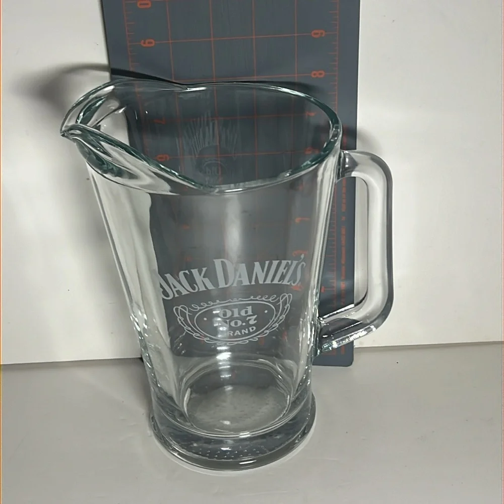 Jack Daniel’s Old No.7 Etched Glass Pitcher